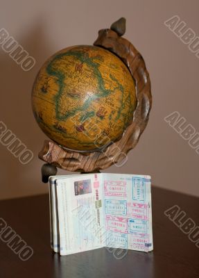 The globe and the passport