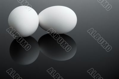 white eggs