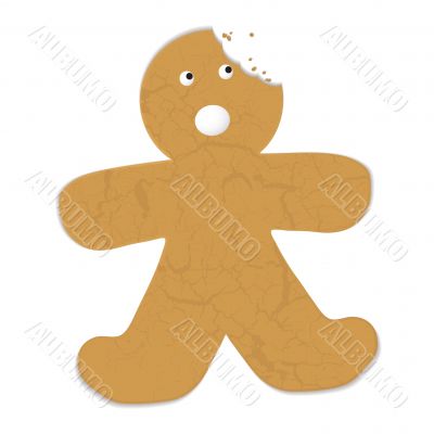 gingerbread man bite