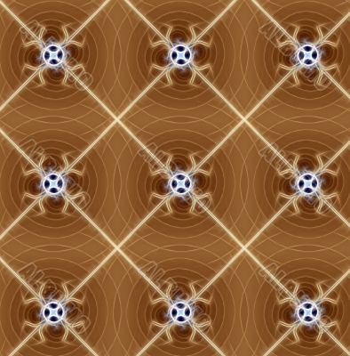 Abstract seamless brown fractal background