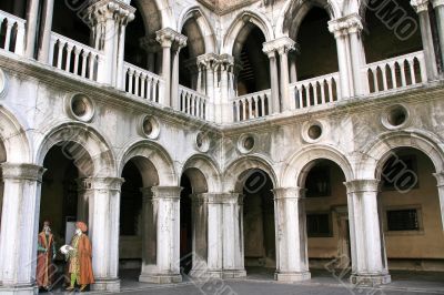 Doges palace inside, Venice