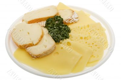 Cheese board, cheese as sliced cold meat Cheese board, cheese as sliced cold meat