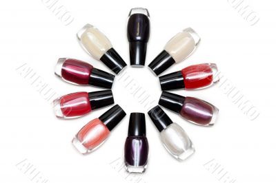 Vials colour varnish nailwaer, star