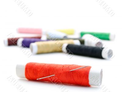 threads with a needle threads with a needle