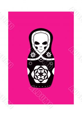 Russian doll Matryoshka Alien