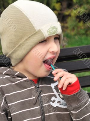 Boy With Lollipop