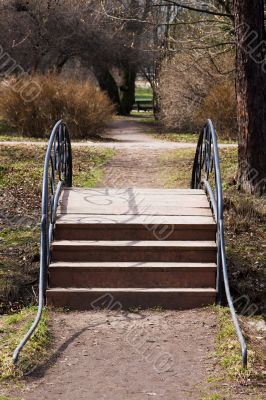 bridge in spring park