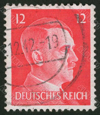 Adolf Hitler postage stamp