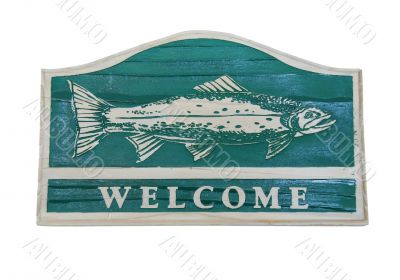 Welcome sign