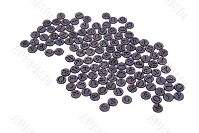 Assortment of Brass letters