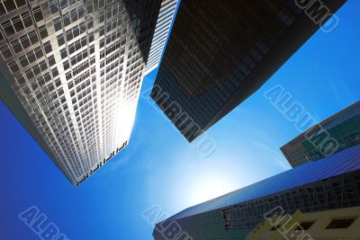 Office modern buildings