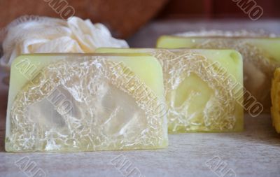 Hand-made Soap And Bast Wisp