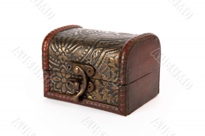 Old-fashioned treasure chest
