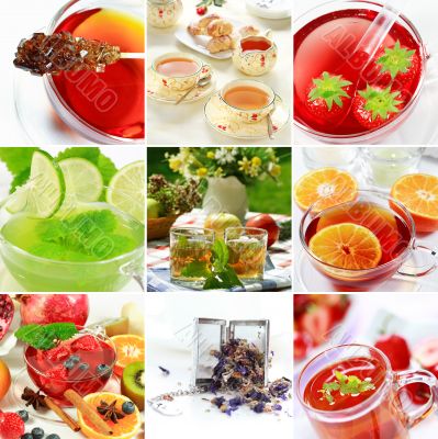 Tea collage Tea collage
