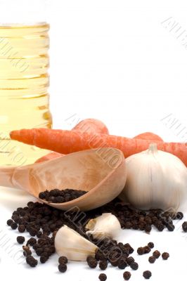 carrots, parsley, garlic