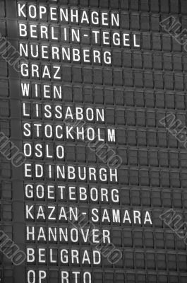 Destination Signboard Destination Signboard