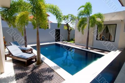 Swimming in villa Swimming in villa