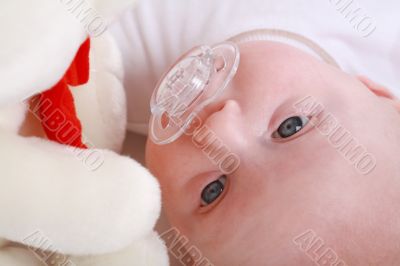 Baby with teddy Baby with teddy