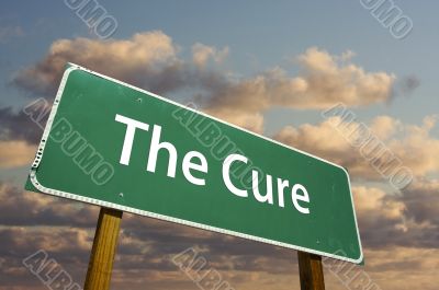 The Cure Green Road Sign
