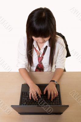 Typing on computer