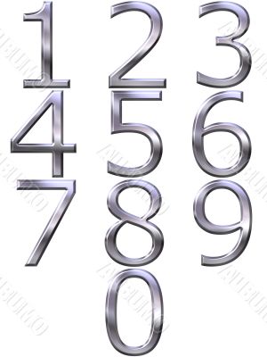 3D Silver Numbers