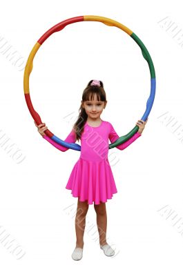 girl hoola hoop