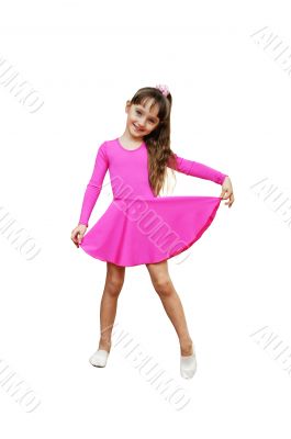 girl  fitness pink sport gymnastics