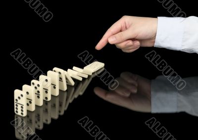 Domino effect in operation Domino effect in operation