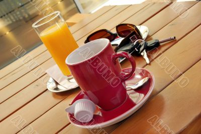 coffee on gas station