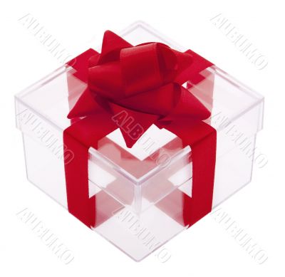 Gift box transparent