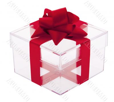 Gift box transparent