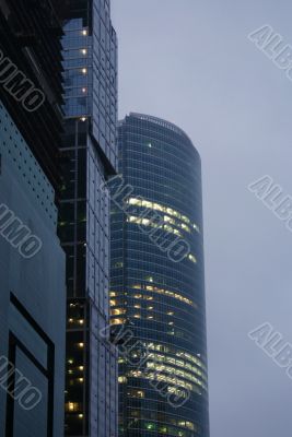 Moscow City business center towers