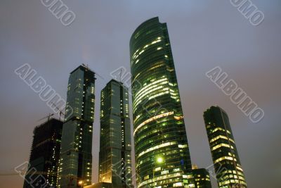 Moscow City business center
