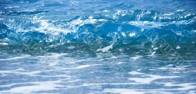 Blue sea  wave