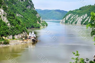Danube canyon between Serbia and Romania