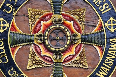 Wooden decorated