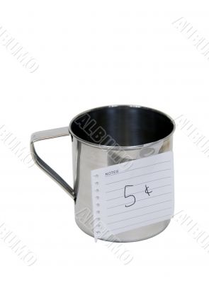 Selling in stainless steel cup
