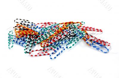 Colored paperclips