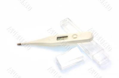 White thermometer White thermometer