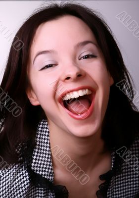 Laughing woman