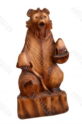 Wooden bear