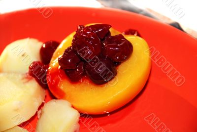 sweet fruit compote