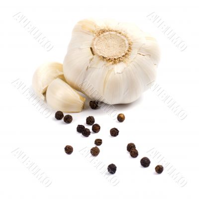 garlic and black pepper garlic and black pepper