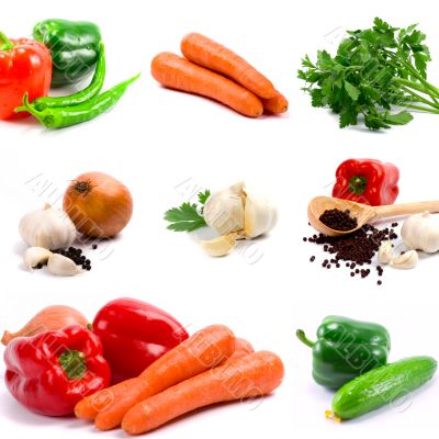 collection of vegetables collection of vegetables