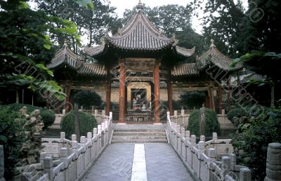 Temple Garden in Xian ,China