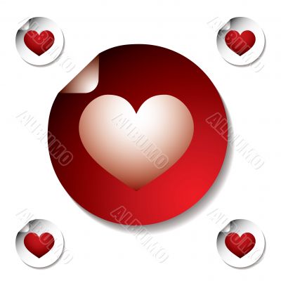 heart sticker