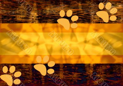 Background with traces