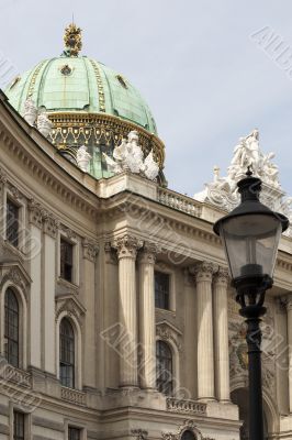 Hofburg and Michaelerplatz in Vienna