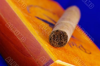Cigar on the box