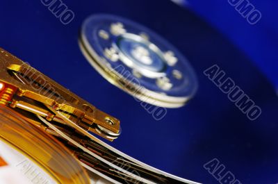 detail of hard disk drive